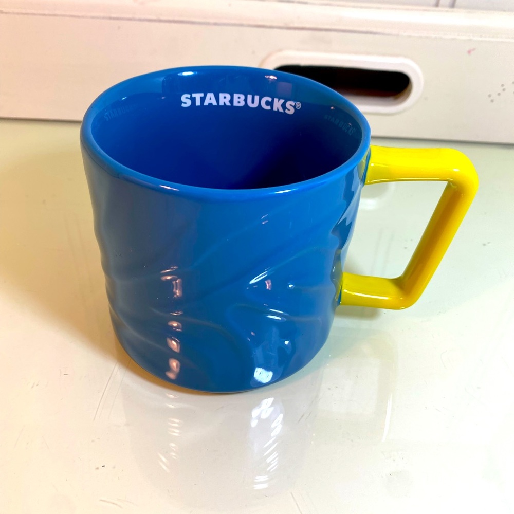🇺🇦NEW Starbucks💙💛Blue & Yellow Ceramic Mug